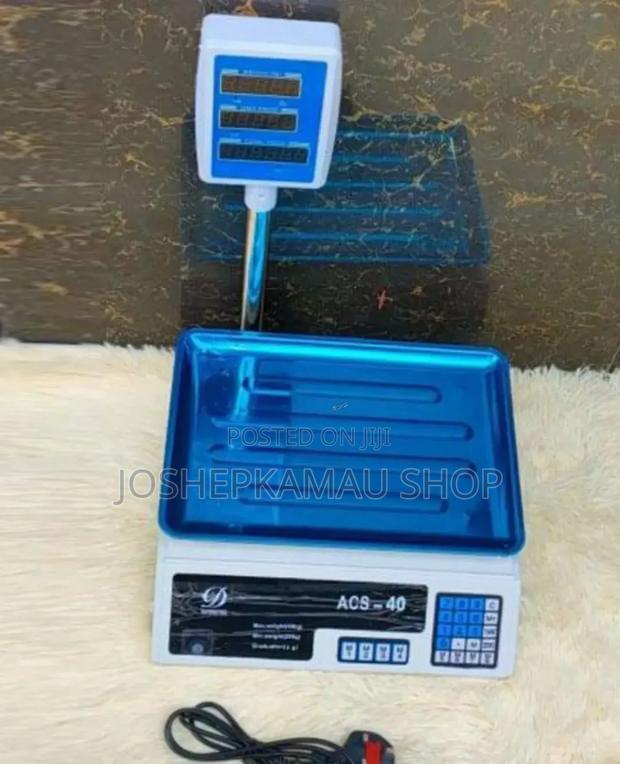 40 KGS Digital Computing Weighing Scale + Arm WG-40GS