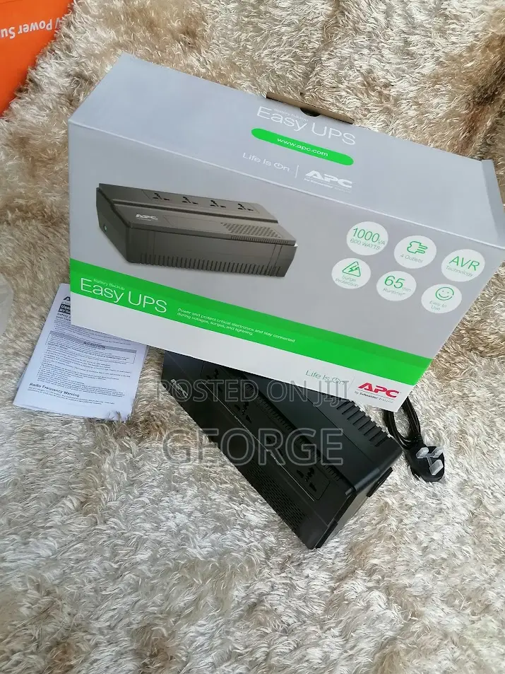 Authentic Apc Back Up Ups 1000va 1kva Bv1000