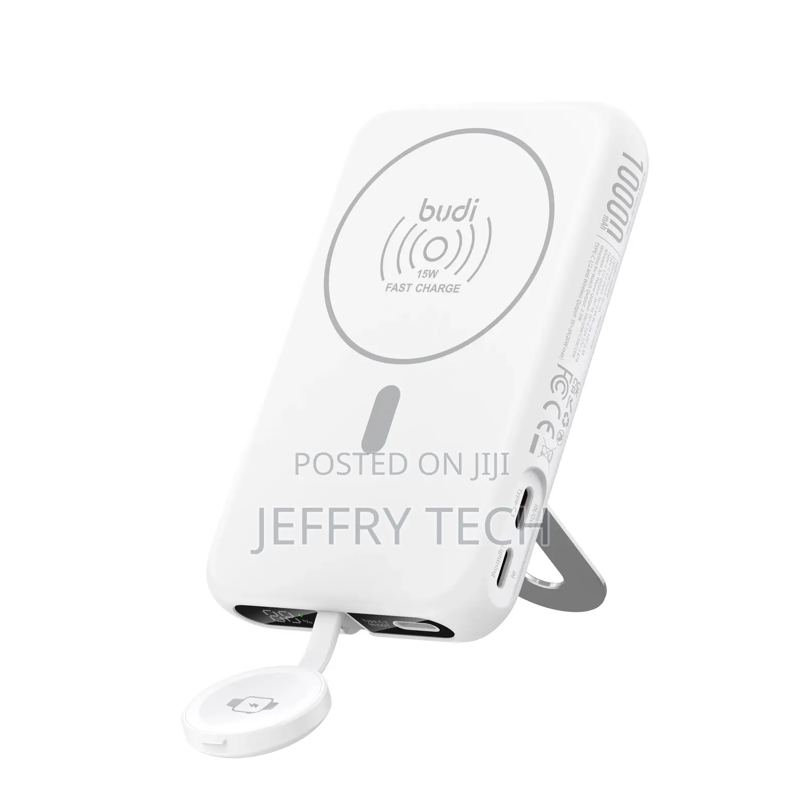 Budi 10000mah PD QC Iwatch Wireless Charger 3-in-1 PB806W