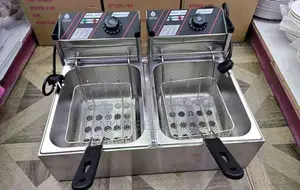 Nunix 6L + 6L Double Deep Electric Deep Fryer