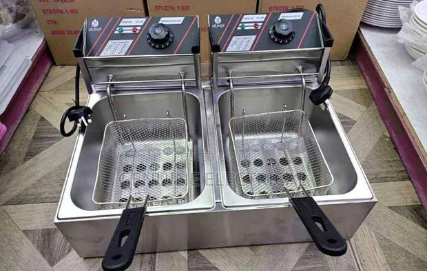 Nunix 6L + 6L Double Deep Electric Deep Fryer