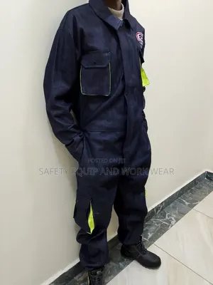 Denim Cargo Overall