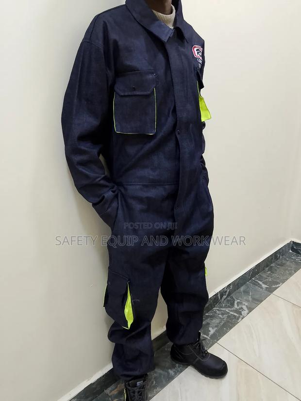 Denim Cargo Overall