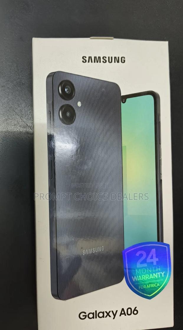 New Samsung Galaxy A06 64 GB Black - thumbnail 2