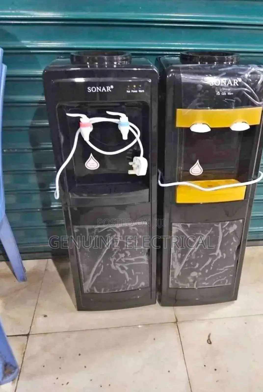 Black Sonar Hot and Normal Free Standing Water Dispenser