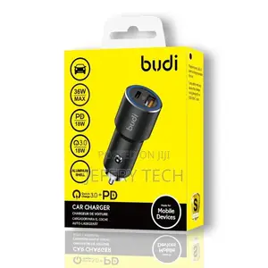 Super Fast Car Charger With Type C Charging Port 36W PD 18W