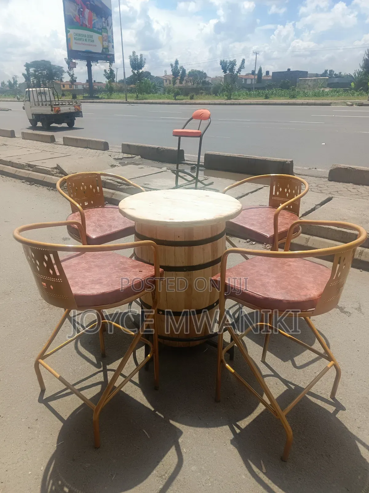 High Bar Set or 4 Chairs and a Table ,