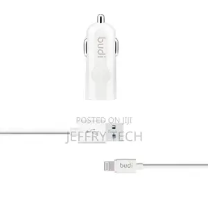 Budi M8J062L Car Charger + Cable 12W Lightning Connector