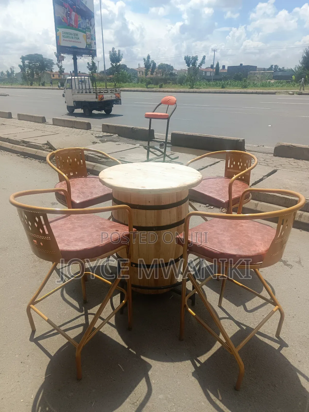 High Bar Set or 4 Chairs and a Table ,