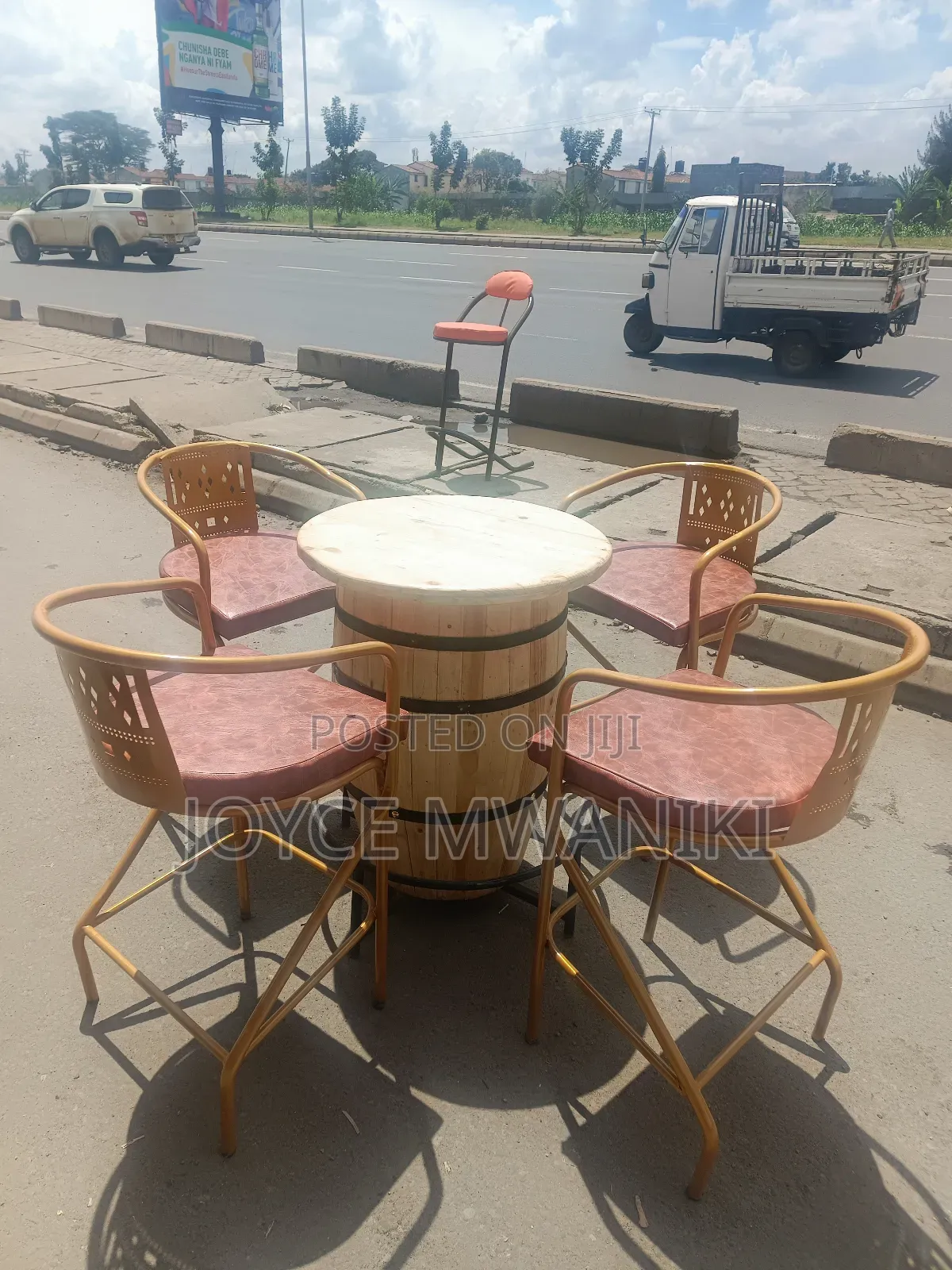 High Bar Set or 4 Chairs and a Table ,