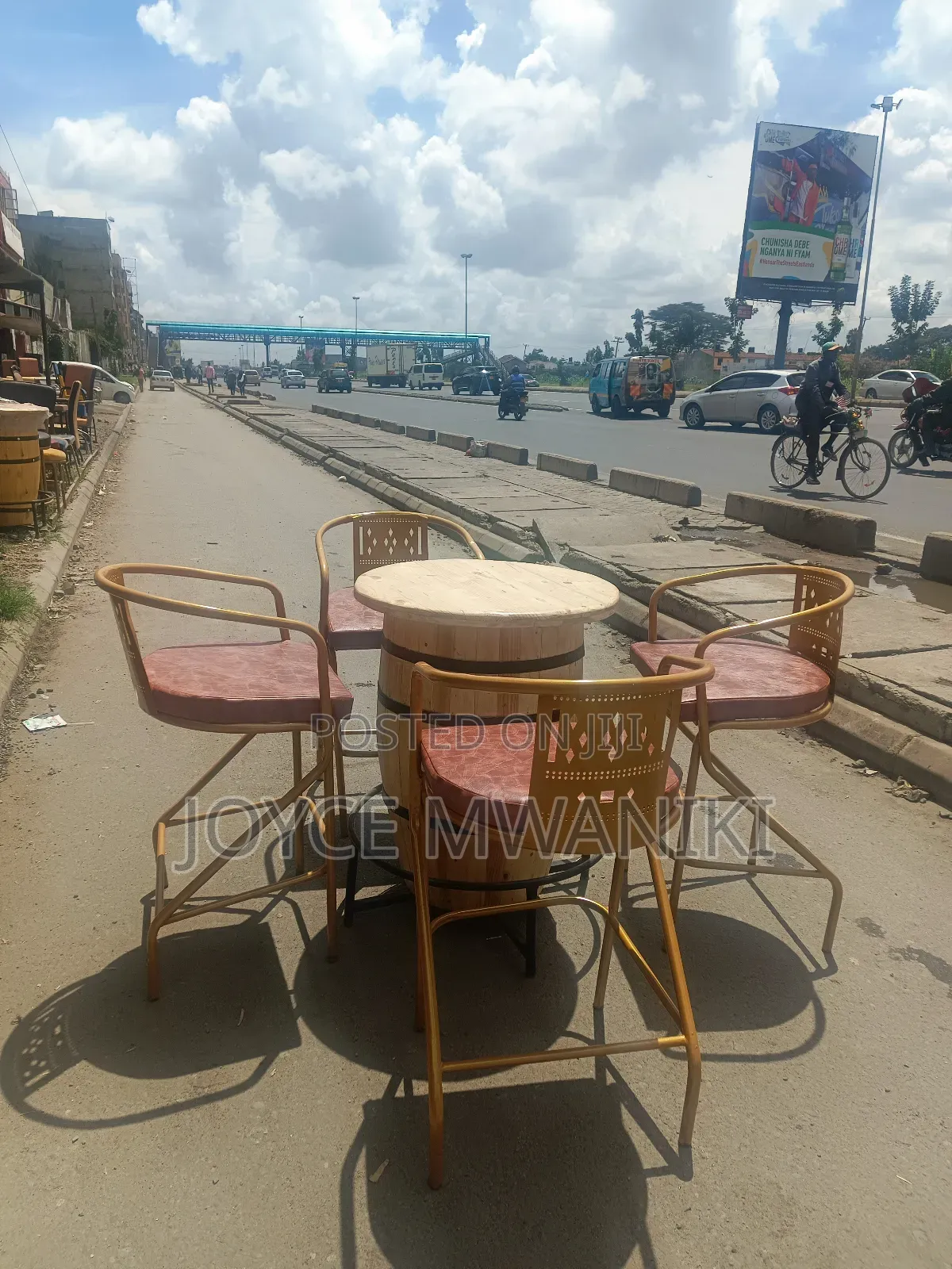 High Bar Set or 4 Chairs and a Table ,