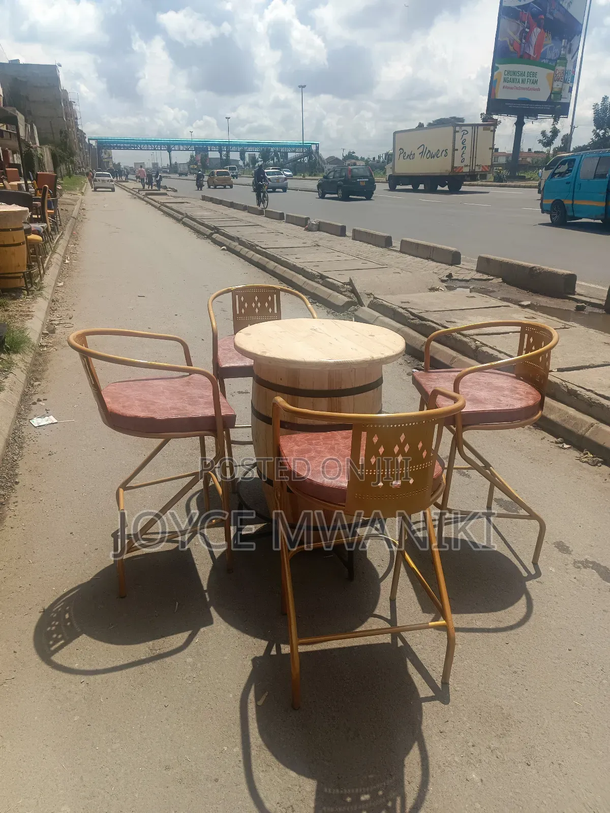 High Bar Set or 4 Chairs and a Table ,
