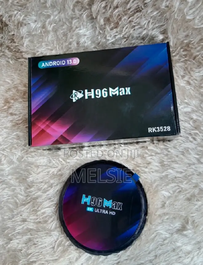 H96 Max Android TV Box 4gb Ram, 32gb Storage.