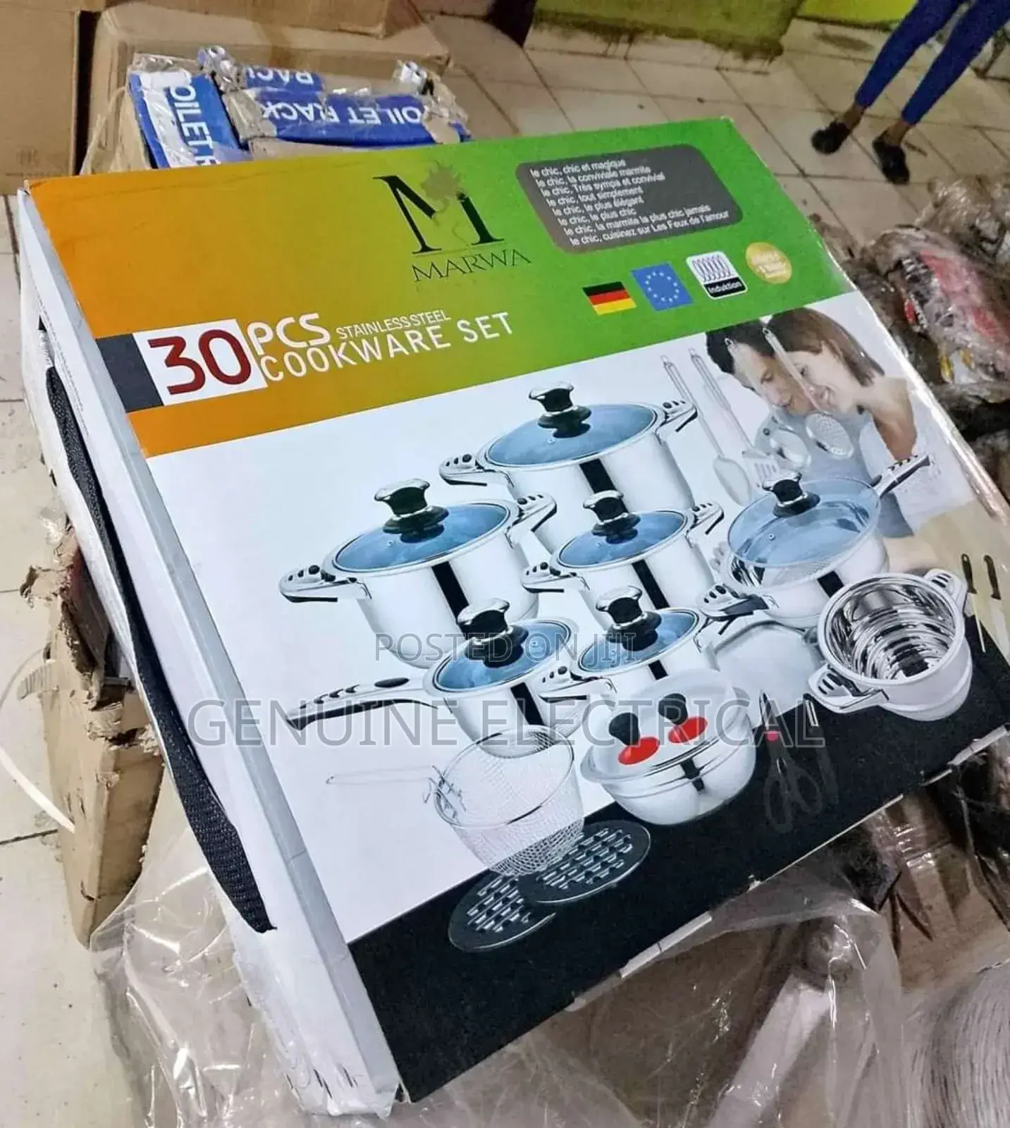 Marwa 30pcs Heavy Gauge Cookware Set.