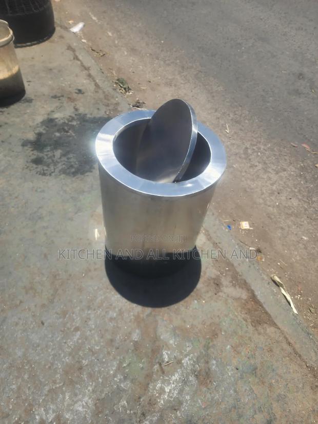 Stainless Steel Waste Bin - thumbnail 2