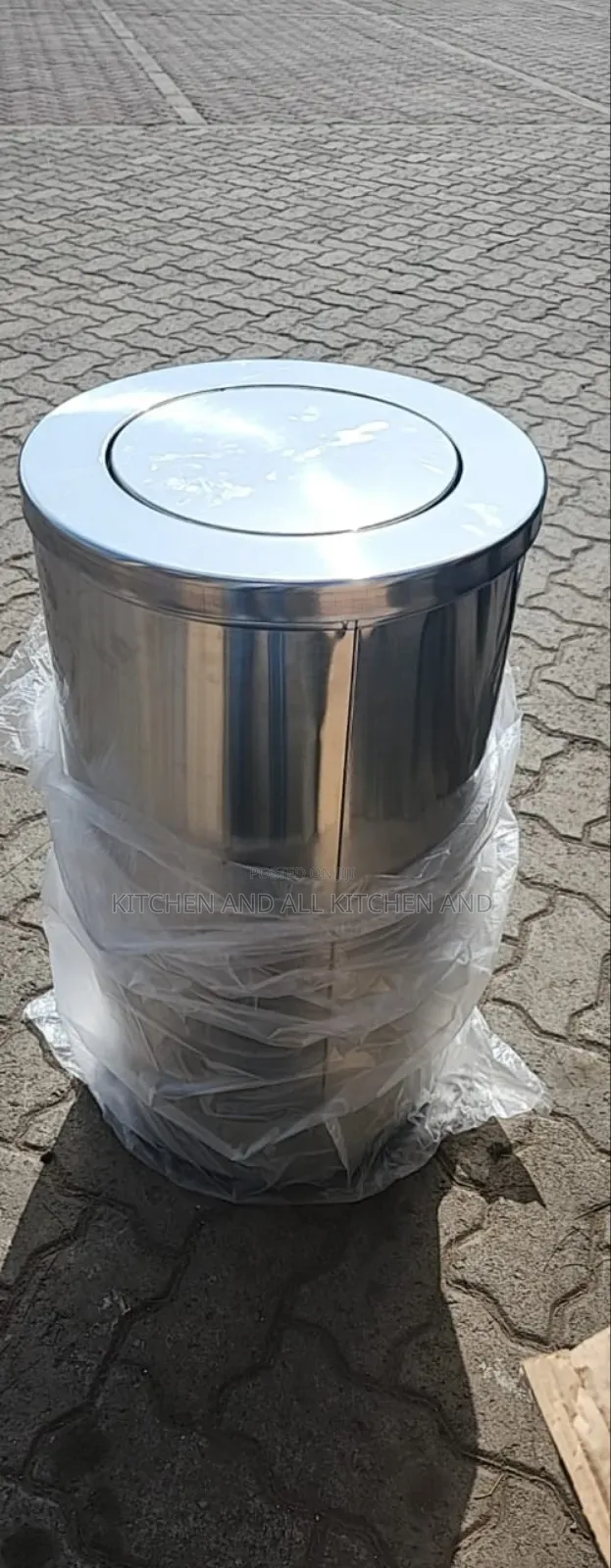 Stainless Steel Non Contact Waste Lids