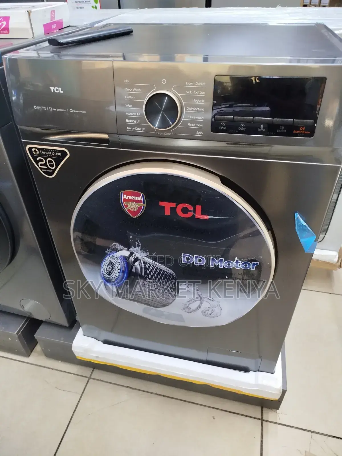 Tcl10kg Wash 7kg Drydd Inverter Front Load Washer and Dryer