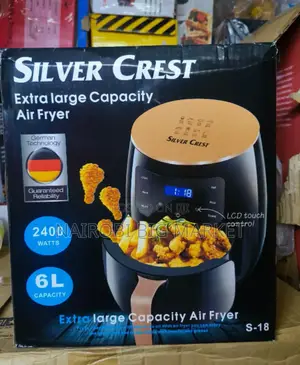 Electric - Airfryer- Silver Crest -6 L -2400 Watts