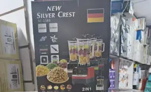 2 in 1 Silver Crest Heavy Duty Commercial Blender