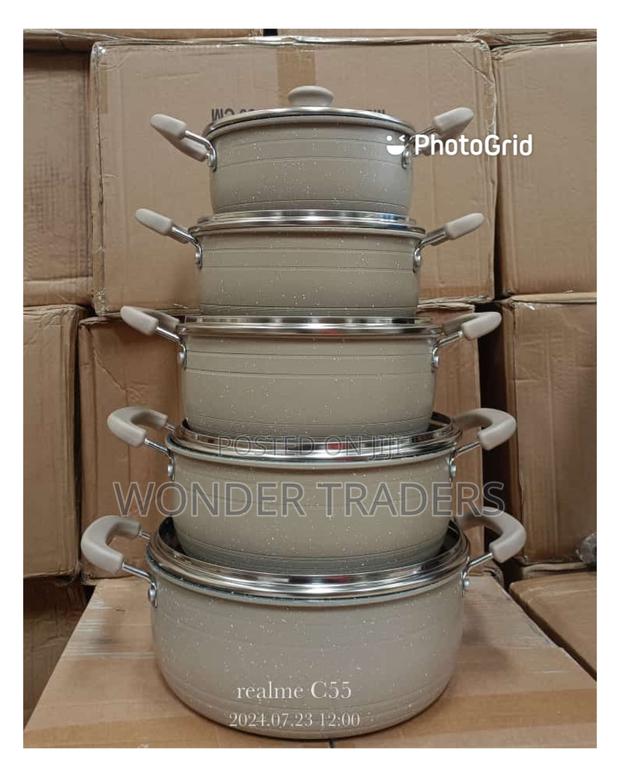 James Pot 10 Piecesnon Stick Cookware Set - main view