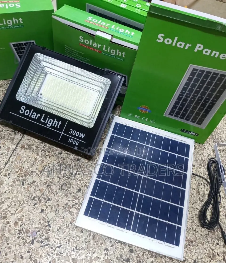 300w Big Size Solar Flood Light 
With Remote
