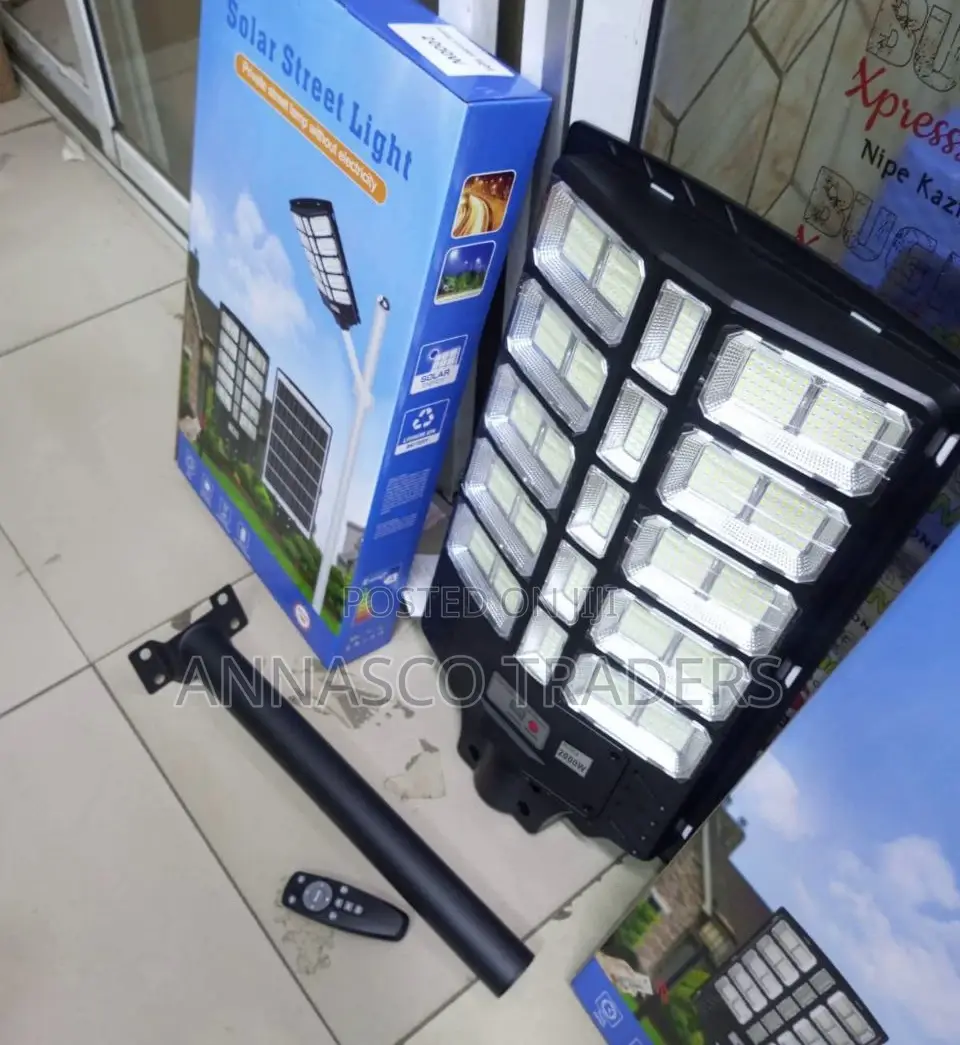 2000w Solar Street Light 
With Remote