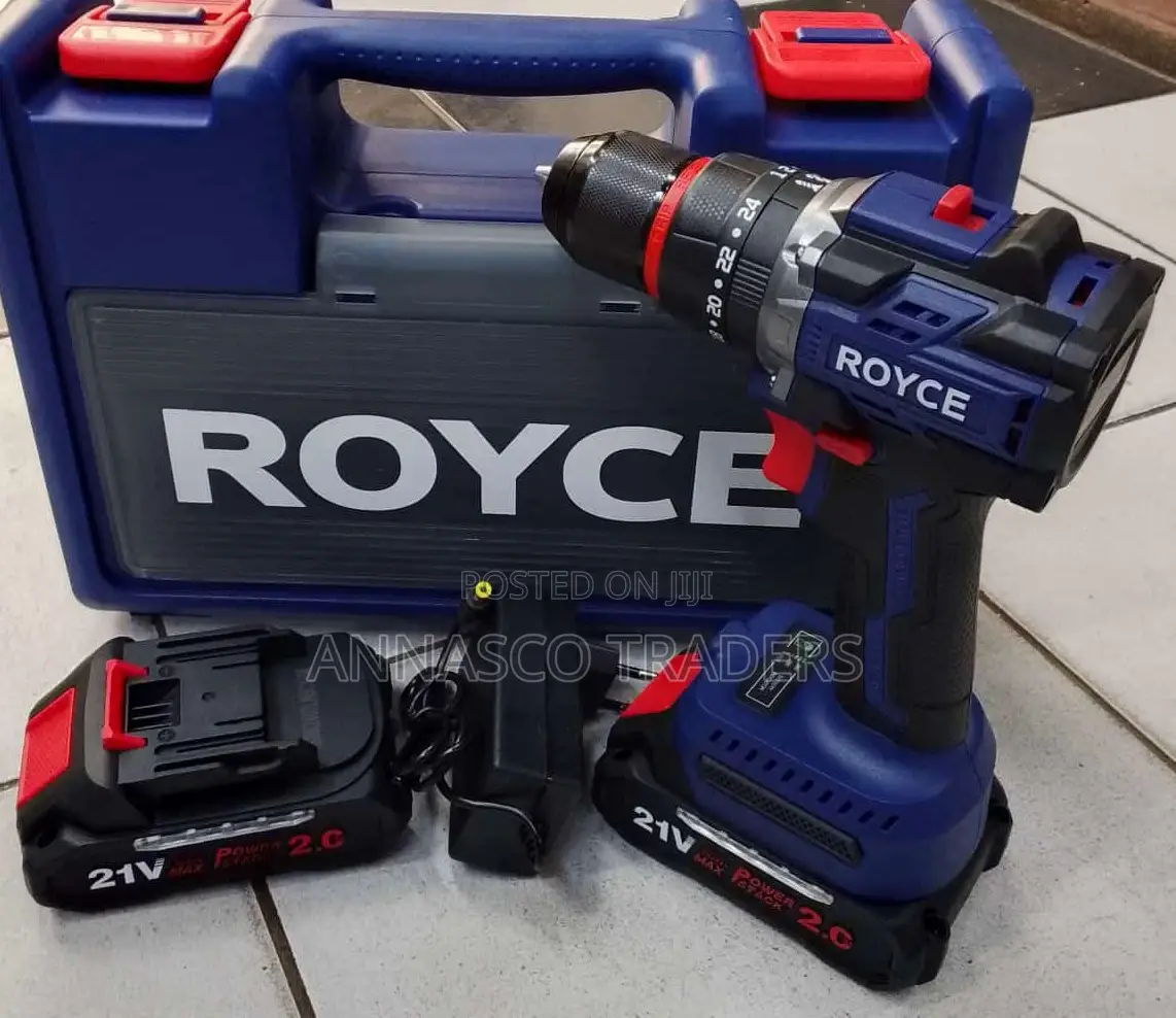 Royce Cordless Drill 
21volts 
Brushless