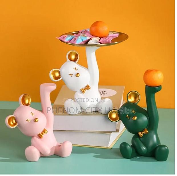 Cute Bear Decorative Household Ke - thumbnail 2