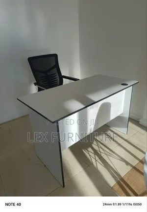 Office Desk Plus Upright Office Chair