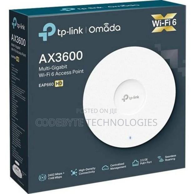 Tp-Link Ax3600 Multi-Gigabit Ceiling Mount - Tl- Eap660hd - thumbnail 3