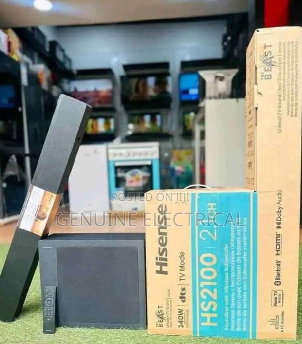 Sound Bar/Hisense HS2100 2.1CH Wireless Subwoofer Sound Bar