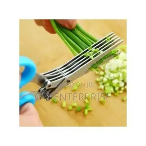 Multifunctional 5 Layer Herb Scissors