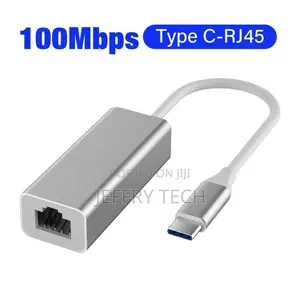1000 MBPS Adapter USB Type C to RJ45 for Laptop Xiaomi Mi S
