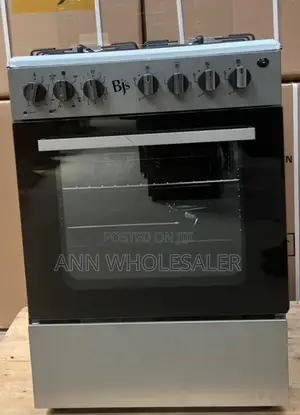 Silver BJS 60X60 3-Gas+1 Hot Plate With Turbo-Fan G-5