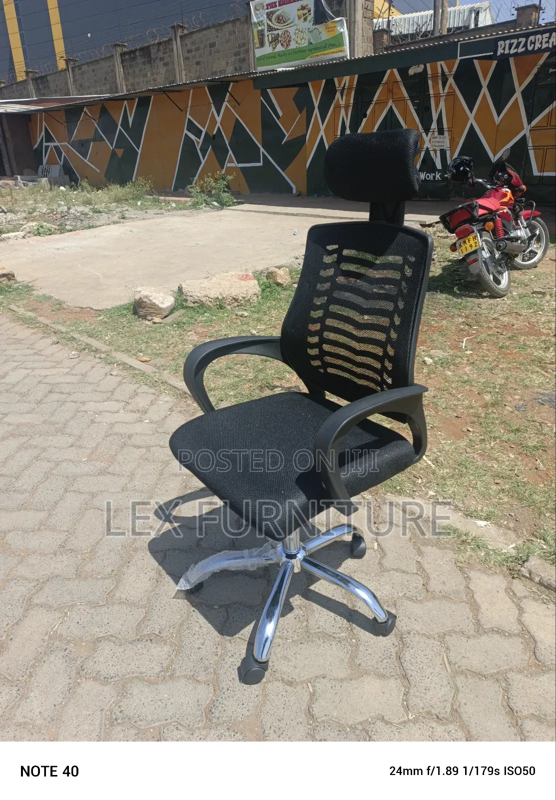 Lumbar Support Headrest Office Chair