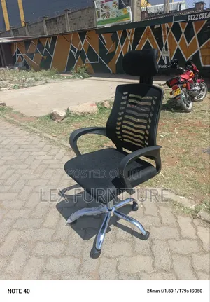 Lumbar Support Headrest Office Chair