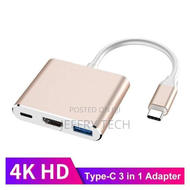 Tebe Type-C to Hdmi 3-in-1 Converter Head Usb 3.0 Hdmi - main view