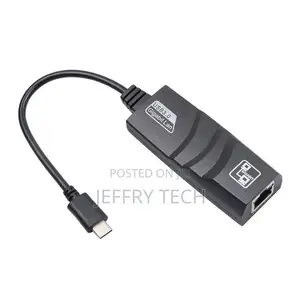 Usb Type C to Rj45 Lan Network Card Reversible Usb 3.1