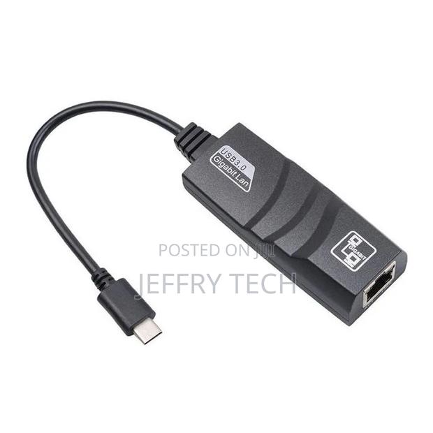 Usb Type C to Rj45 Lan Network Card Reversible Usb 3.1