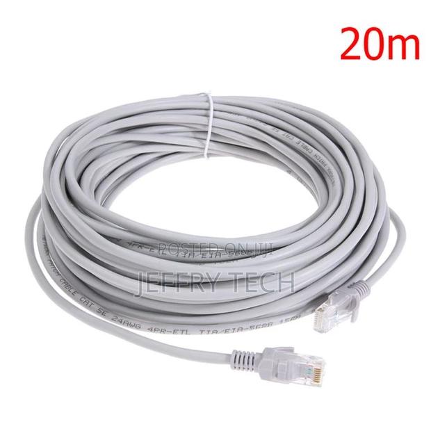 20m Router Computer Cable With RJ-45 Connector Computer Wire