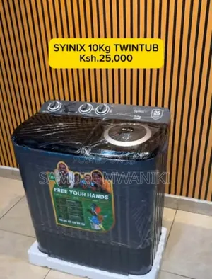 Syinix 10KGS Twin Tub Washing Machine