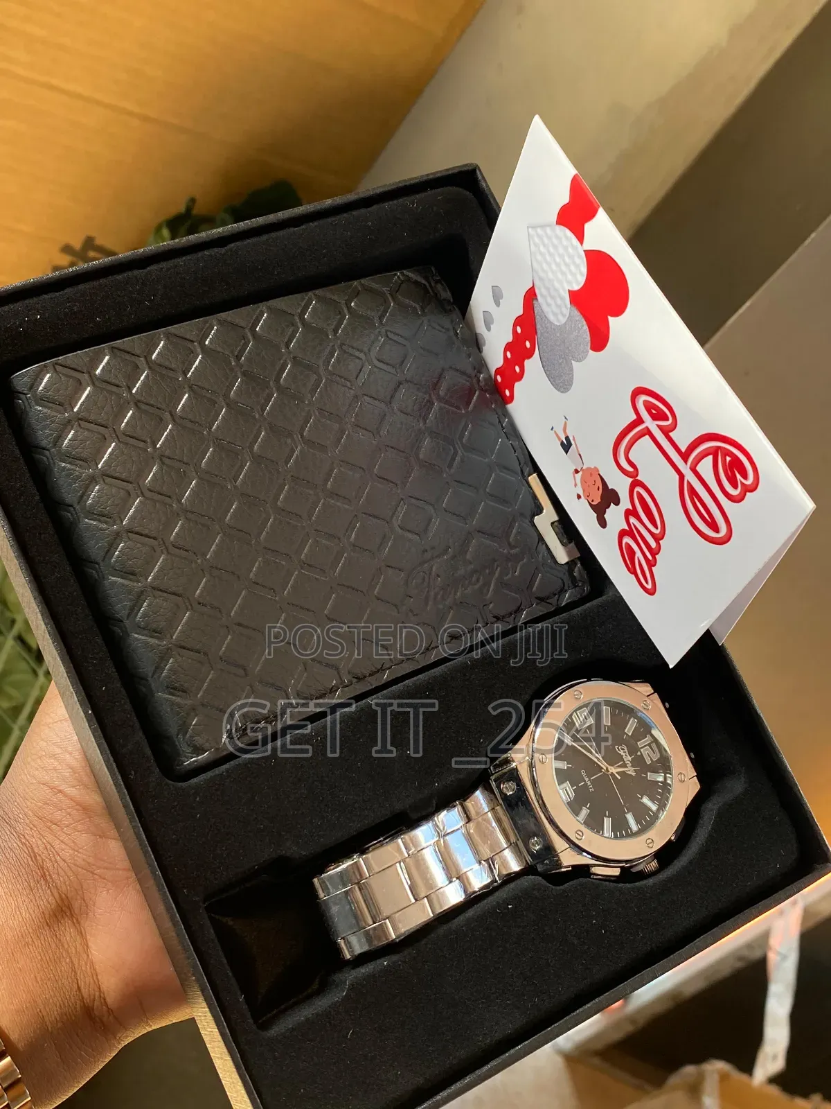 Valentines Men Pack Watch,Wallet ,Card,Bag