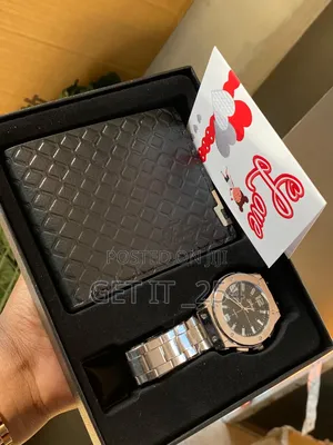 Valentines Men Pack Watch,Wallet ,Card,Bag