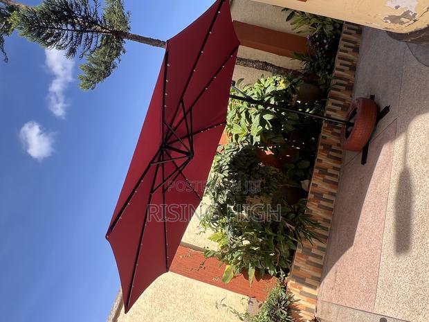Solar Parasol Gazebos With Lights