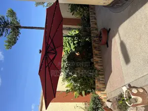 Outdoor Solar Parasol Gazebos.