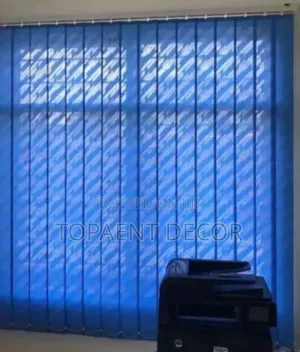 Sky Blue Printing Office Window Blinds