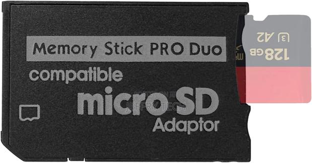 Micro SD to Memory Stick PRO Duo for PSP, Camera, Handycam - main view