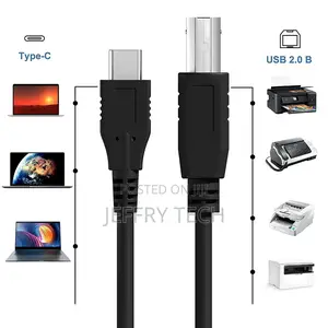 USB C Printer Cable 1 Meter, Type C to USB B Printer Scanner