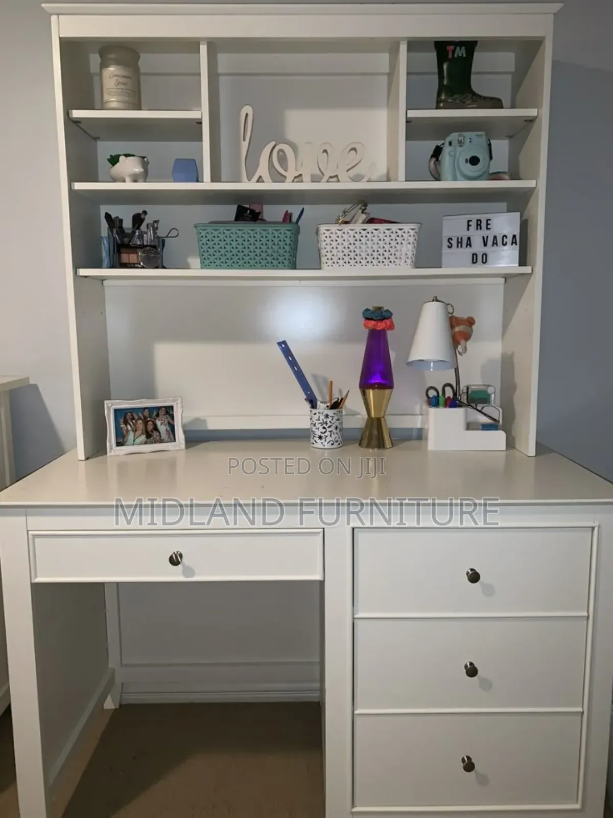 Study Desks With Drawers and Shelves