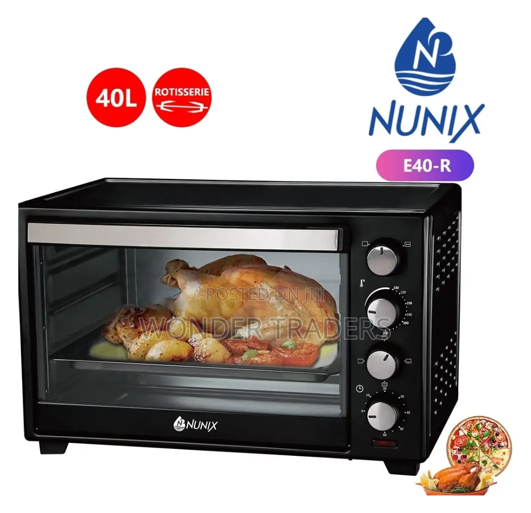 Oven,Nunix Oven With Rotisserie 40L